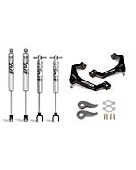 Cognito 3-Inch Performance Leveling Kit with Fox PS 2.0 IFP Shocks for 11-19  Silverado/Sierra 2500/3500 2WD/4WD
