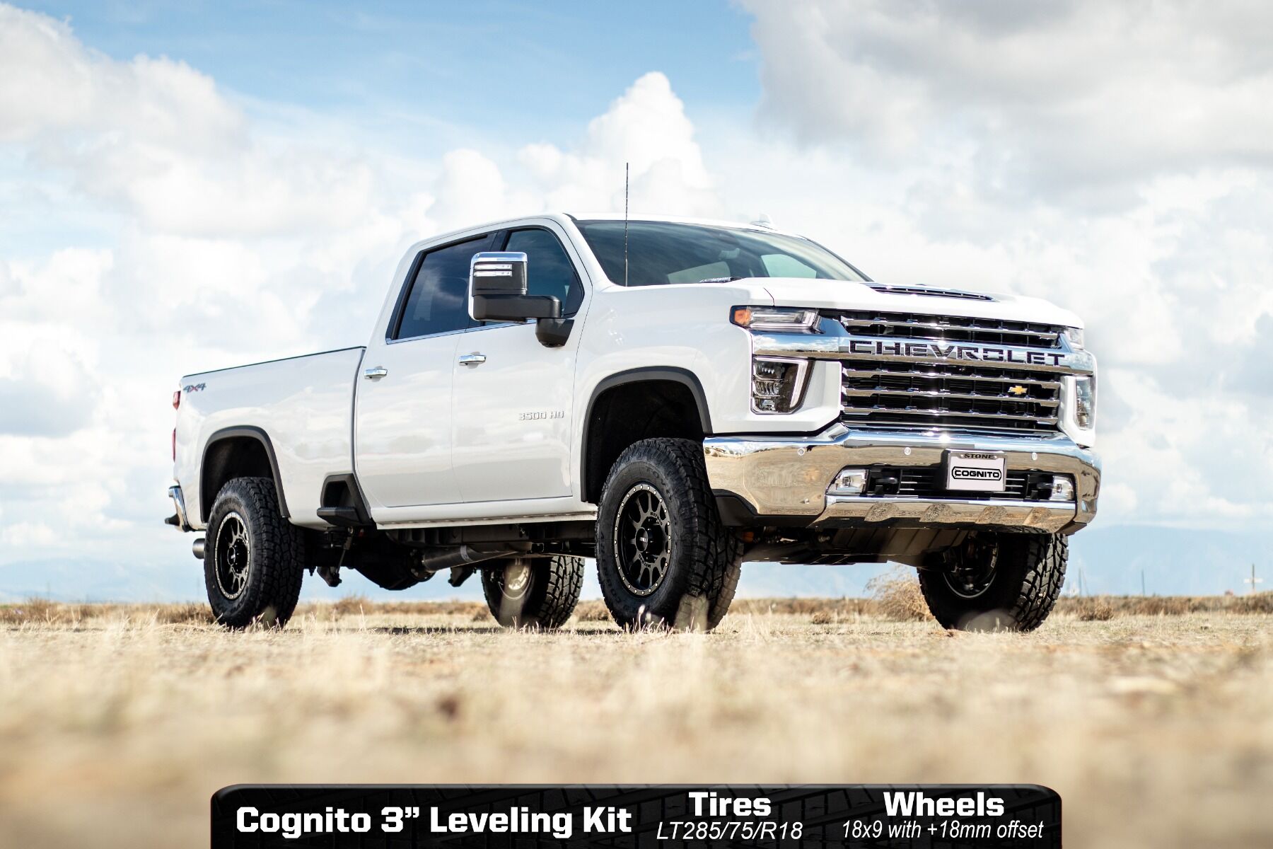 Cognito 3-Inch Elite Leveling Kit with King 2.5 Reservoir Shocks for 20-25 Silverado/Sierra 2500/3500 2WD/4WD photo 10