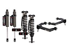 Cognito 1.5-3.5 Inch Lift Elite Leveling Kit w/ Cognito 2.5 RR Coilovers, 2.5 PB Shocks, and SM Series UCAs for 19-26 Silverado/Sierra 1500 2WD/4WD