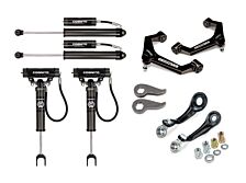 Cognito 3-Inch Premier Leveling Kit with Cognito 2.0 Remote Reservoir Shocks for 11-19 Silverado/Sierra 2500/3500 2WD/4WD