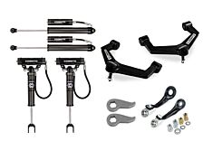 Cognito 3-Inch Premier Leveling Kit with Cognito 2.0 Remote Reservoir Shocks for 20-26 Silverado/Sierra 2500/3500 2WD/4WD