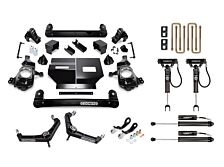 Cognito 4-Inch Performance Billet UCA Lift Kit with Cognito 2.0 RR Shocks for 20-26 Silverado/Sierra 2500/3500 2WD/4WD