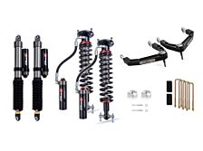 Cognito 3-Inch Elite Billet UCA Leveling Lift Kit With Elka 2.5 Shocks For 19-24 Silverado/ Sierra 1500 2WD/4WD